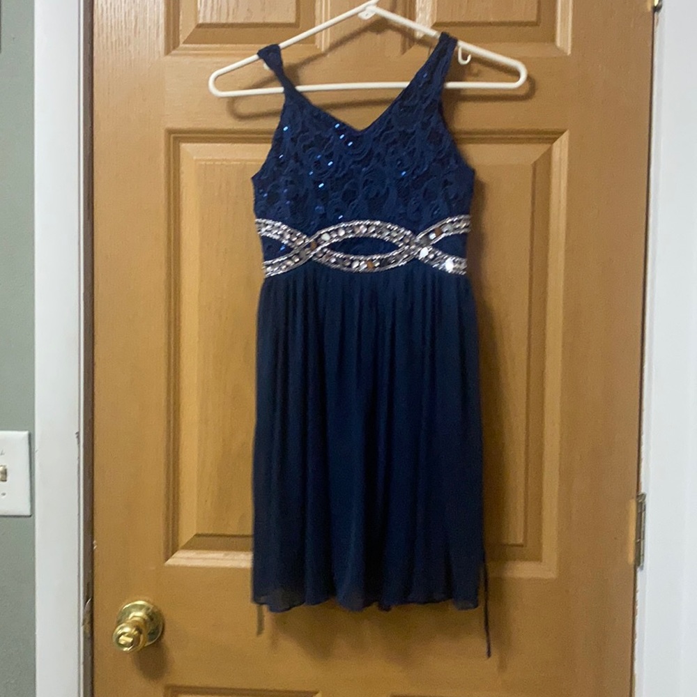 Blue dress